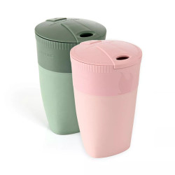 Pack-up Cup BIO - Light My Fire - Lot de 2 - Dusty Pink / Sandy Green