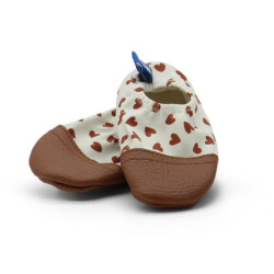 Chaussons souples enfant - Les Pas Petits - Les Petits coeurs