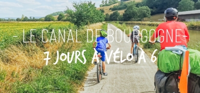 Le canal de Bourgogne à vélo en famille à 6