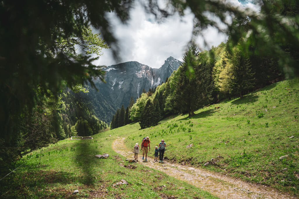 rando famille bauges