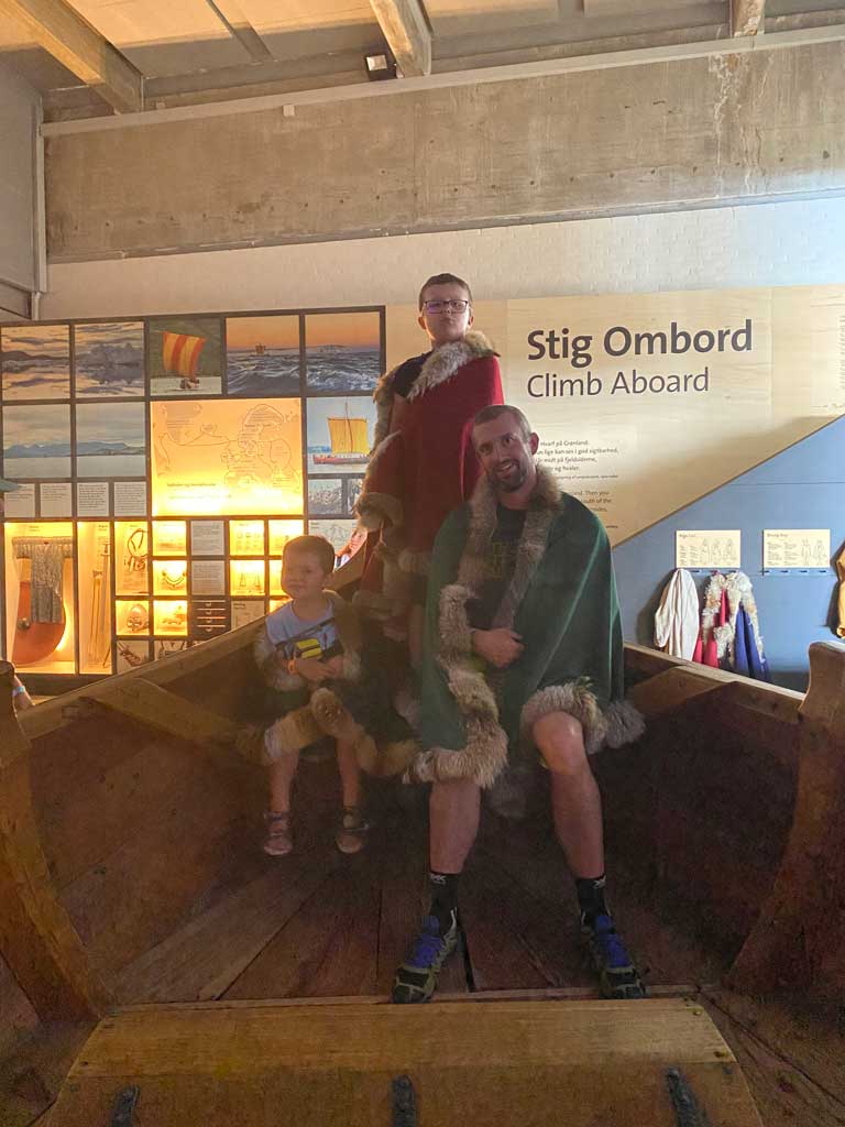 Bike trip au Danemark - Musée des vikings