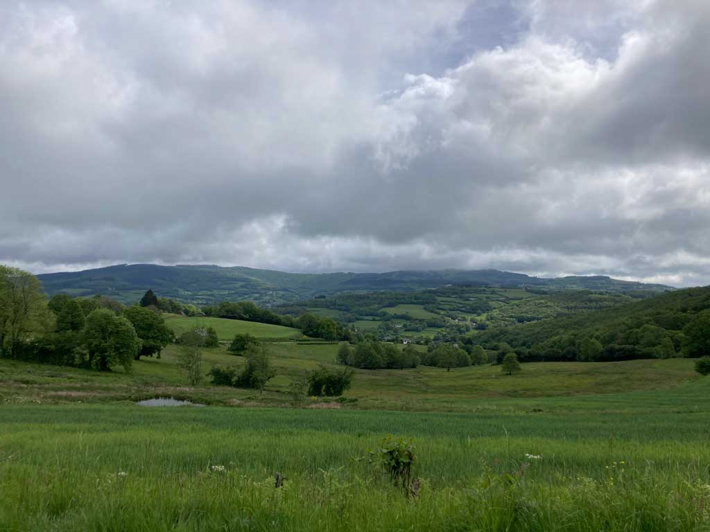 Traversée de la Champagne et du Morvan - paysage