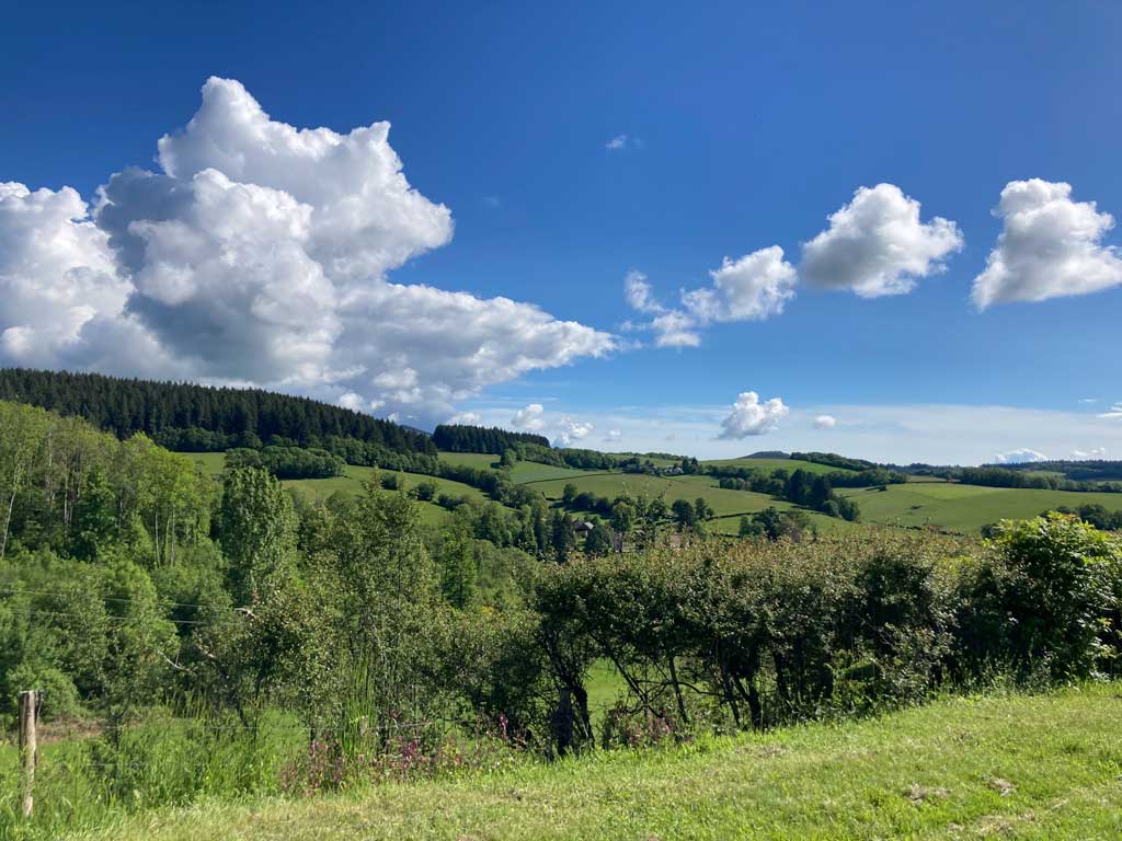 Traversée de la Champagne et du Morvan - paysage