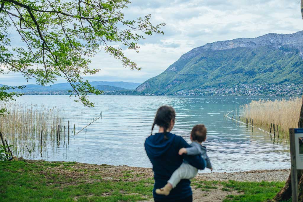 Vue sur le lac d'Annecy