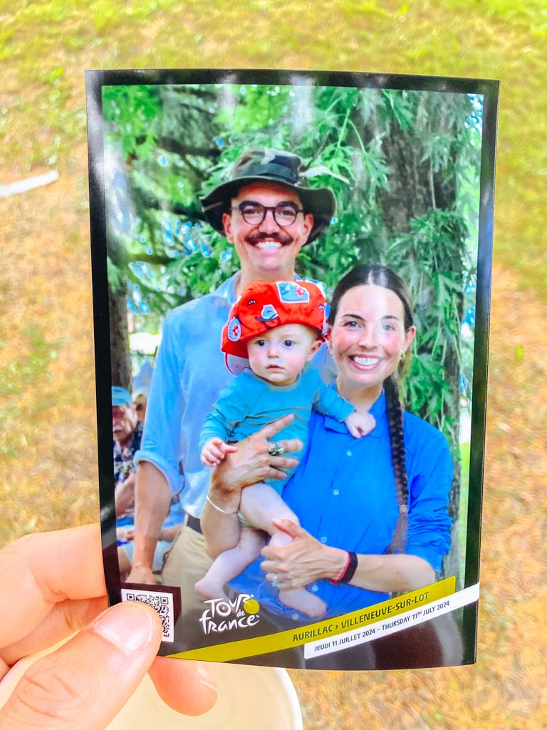 Selfie tour de France en famille