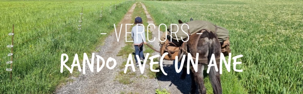 À la découverte du Vercors avec des ânes