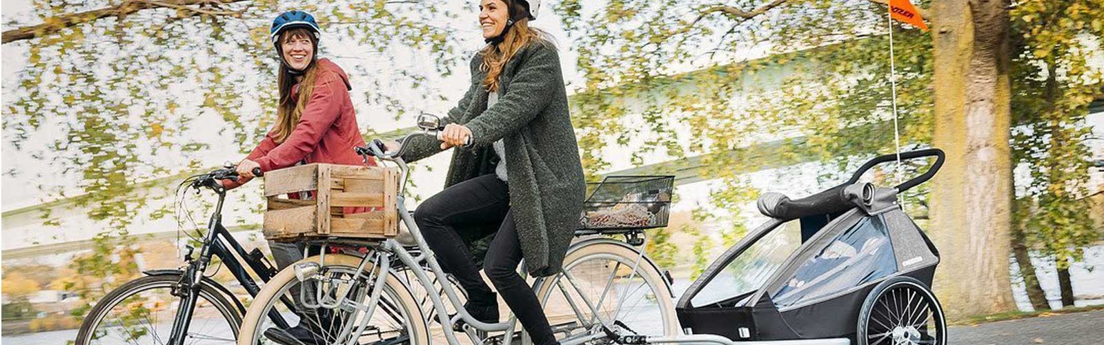 Croozer Vaaya 2 : remorque vélo enfant 2 places grand confort et sécurité